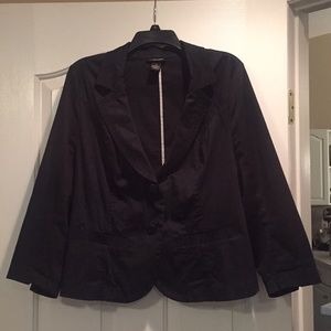 Lane Bryant black blazer
